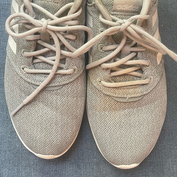 Grey Active Tennis Shoe (Adidas Women’s Advantage Sneaker) - Picture 3 of 9